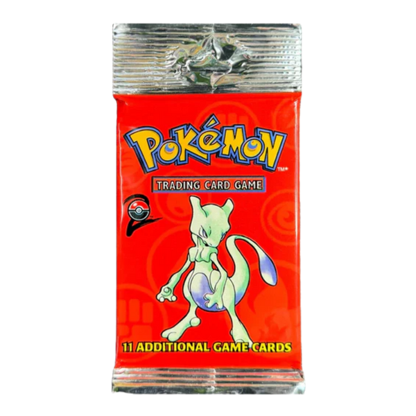 Pokemon Base Set 2 Long Crimp Booster Pack (Unweighed) (Mewtwo Artwork)﹒ - EternaCards