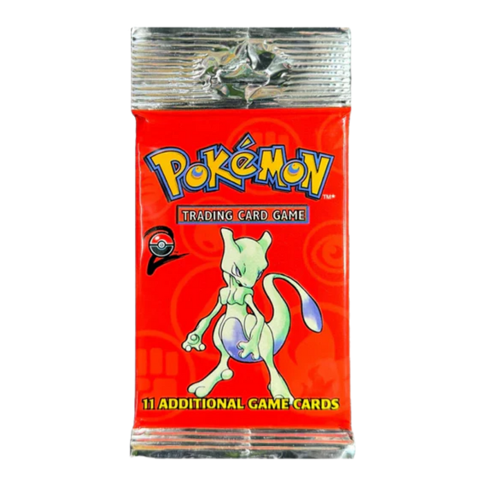 Pokemon Base Set 2 Long Crimp Booster Pack (Unweighed) (Mewtwo Artwork)﹒ - EternaCards