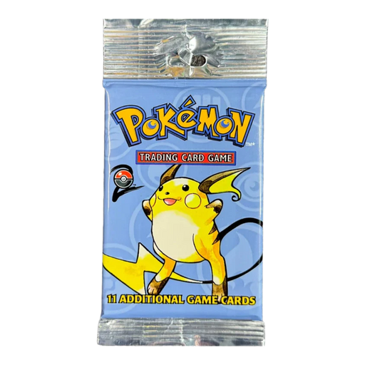 Pokemon Base Set 2 Long Crimp Booster Pack (Unweighed) (Raichu Artwork)﹒ - EternaCards