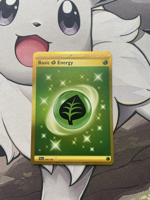 Pokemon - Basic Energy Grass 278/193 - Paldea Evolved - Gold Hyper Rare - EternaCards