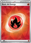 Pokemon Basic Fire Energy - 010 010 SVE: Scarlet & Violet Energies Holo