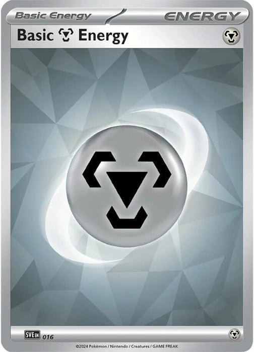 Pokemon Basic Metal Energy - 016 016 SVE: Scarlet & Violet Energies Holo - EternaCards