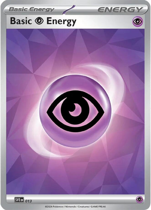Pokemon Basic Psychic Energy - 013 013 SVE: Scarlet & Violet Energies Holo - EternaCards