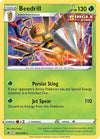 Pokemon Beedrill 003/198 SWSH06: Chilling Reign Reverse Holo