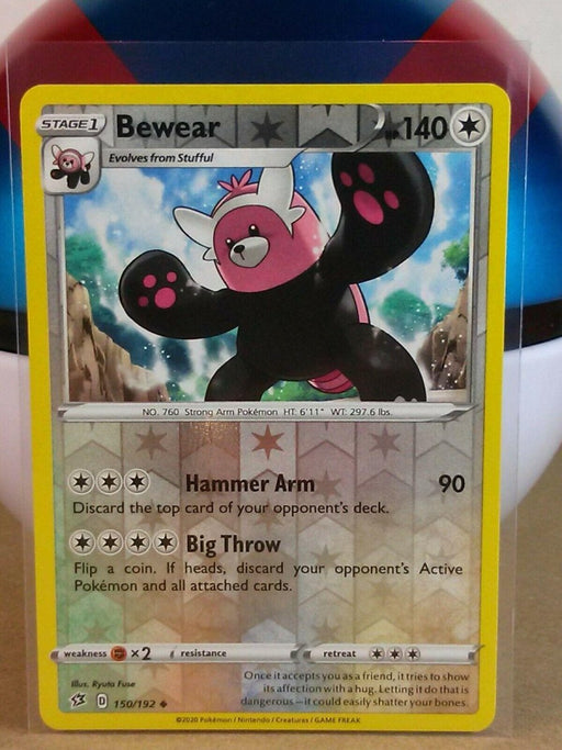 Pokemon Bewear 150/192 SWSH02: Rebel Clash Normal - Eterna Cards