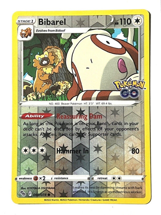 Pokemon Bibarel 060/078 Pokemon GO Normal - Eterna Cards