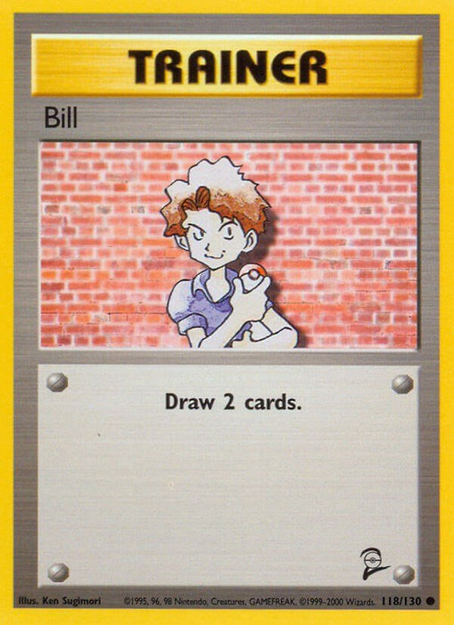 Pokemon Bill 118/130 Base Set 2 Normal - Eterna Cards