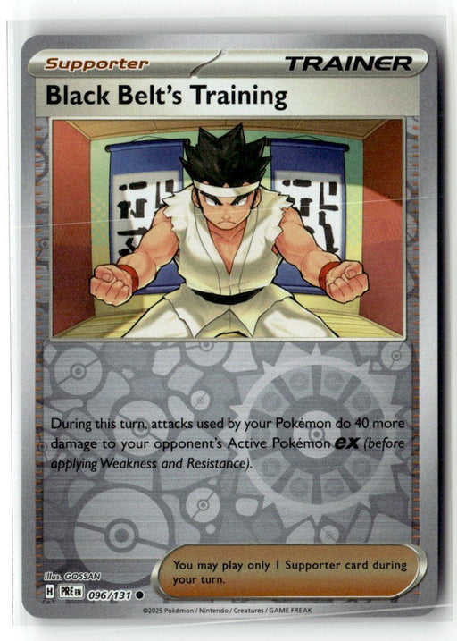Pokemon Black Belt's Training - 096/131 SV: Prismatic Evolutions Reverse Holo - Eterna Cards