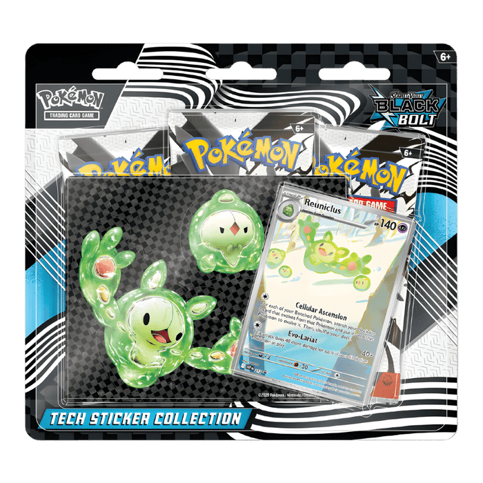 Pokemon Black Bolt Tech Sticker Collection Reuniclus - EternaCards