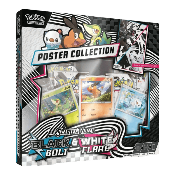 Pokemon Black Bolt & White Flare Unova Poster Collection - EternaCards