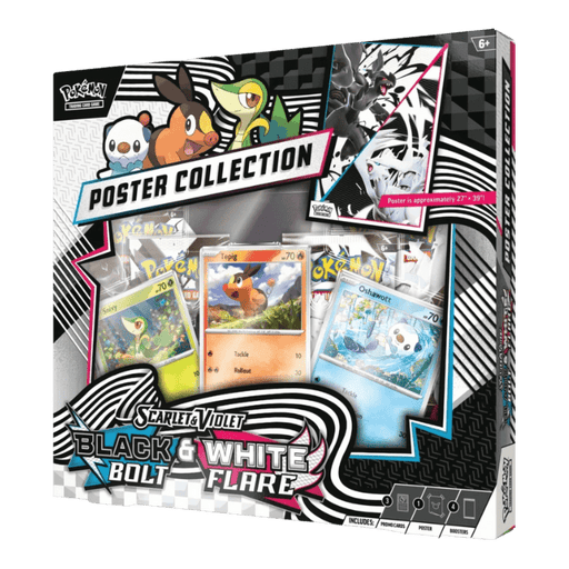 Pokemon Black Bolt & White Flare Unova Poster Collection - EternaCards