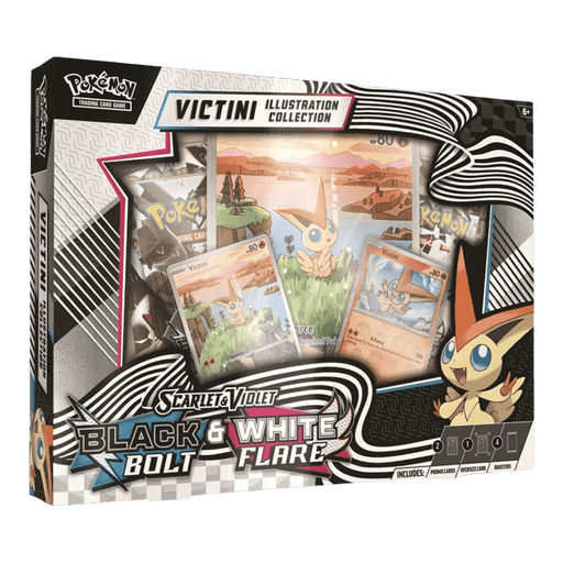 Pokemon Black Bolt & White Flare Unova Victini Illustration Collection - EternaCards