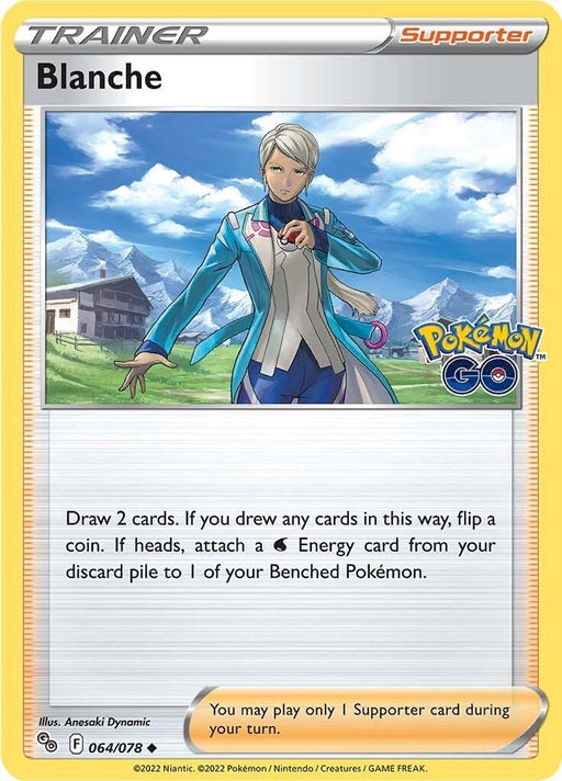 Pokemon Blanche 064/078 Pokemon GO Reverse Holo - EternaCards