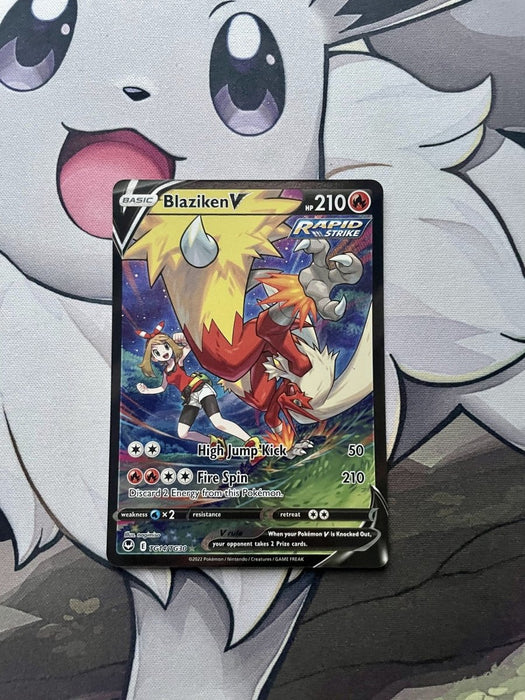 Pokemon - Blaziken V TG14/TG30 - Silver Tempest - Trainer Gallery - EternaCards