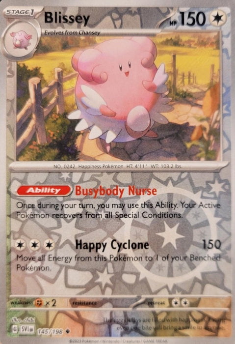 Pokemon Blissey 145/198 SV01: Scarlet & Violet Base Set Normal - Eterna Cards