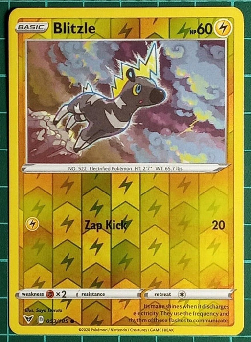 Pokemon Blitzle 053/185 SWSH04: Vivid Voltage Normal - Eterna Cards
