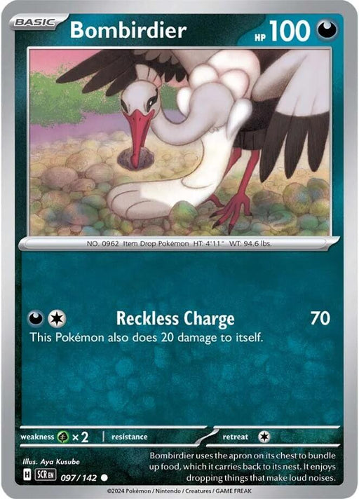 Pokemon Bombirdier 097/142 SV07: Stellar Crown Normal - EternaCards