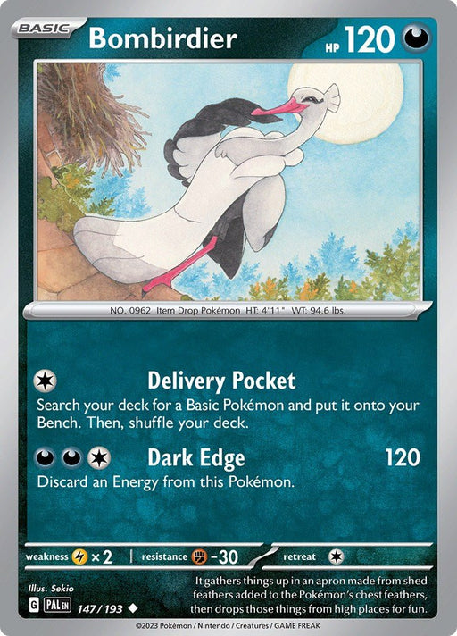 Pokemon Bombirdier 147/193 SV02: Paldea Evolved Normal - Eterna Cards