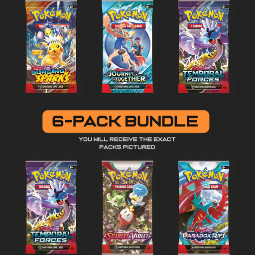 Pokemon Booster Pack Bundle (6 Packs) - EternaCards