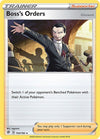 Pokemon Boss's Orders 154/192 SWSH02: Rebel Clash Reverse Holo