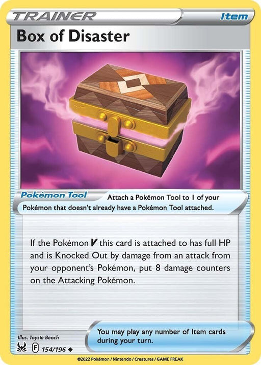 Pokemon Box of Disaster 154/196 SWSH11: Lost Origin Reverse Holo - EternaCards