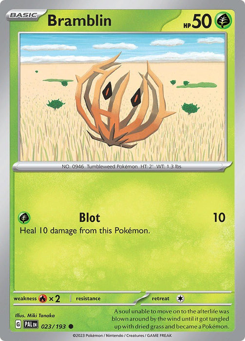 Pokemon Bramblin - 023/193 023/193 SV02: Paldea Evolved Normal - EternaCards