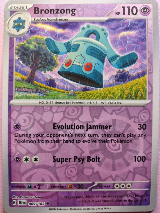 Pokemon Bronzong 069/162 SV05: Temporal Forces Normal - Eterna Cards