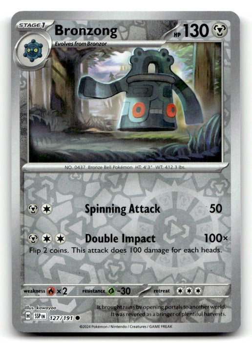 Pokemon Bronzong 127/191 SV08: Surging Sparks Normal - Eterna Cards