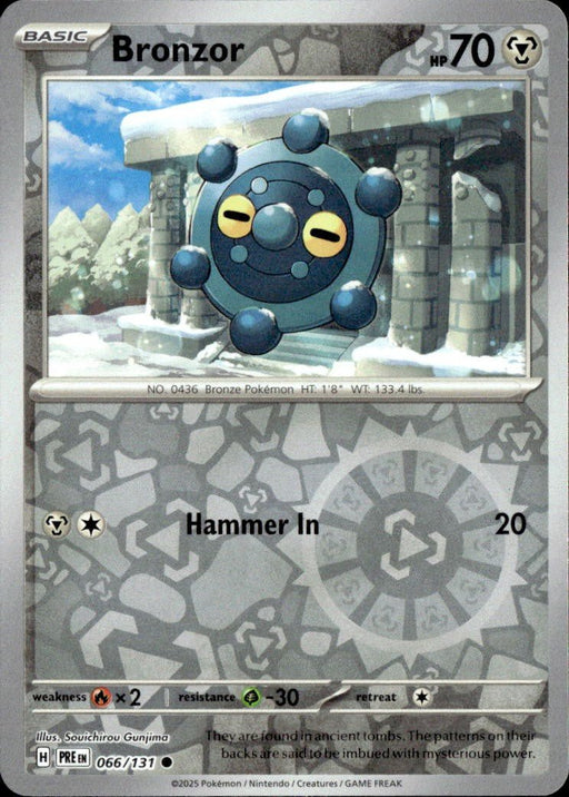 Pokemon Bronzor 066/131 SV: Prismatic Evolutions Normal - Eterna Cards