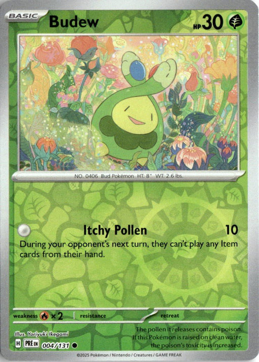 Pokemon Budew 004/131 SV: Prismatic Evolutions Normal - Eterna Cards
