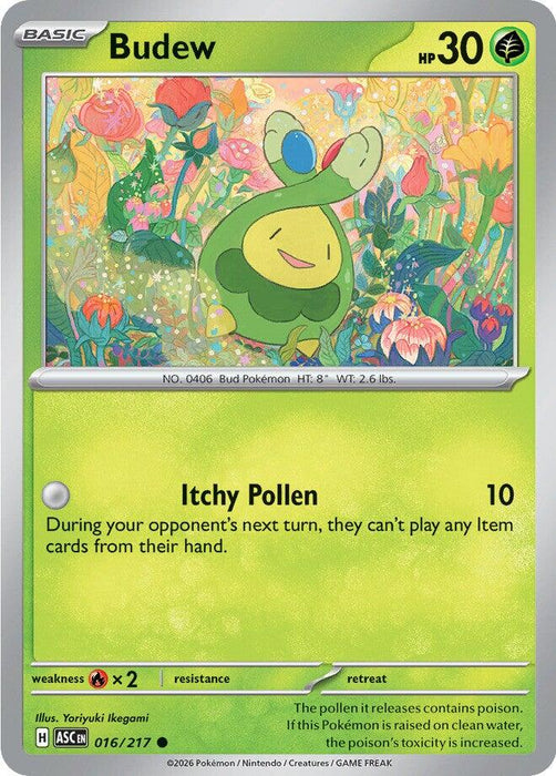Pokemon Budew - 016/217 016/217 ME: Ascended Heroes Reverse Holo - EternaCards