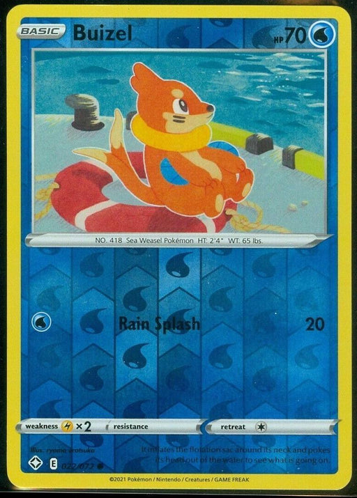 Pokemon Buizel 022/072 Shining Fates Normal - Eterna Cards
