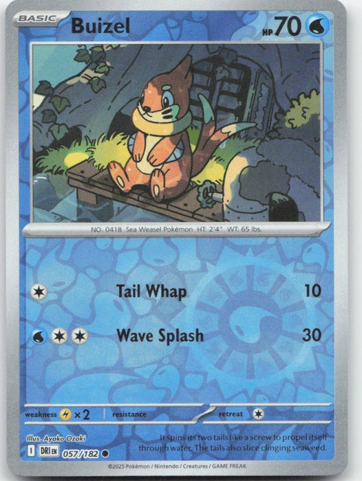 Pokemon Buizel 057/182 SV10: Destined Rivals Normal - Eterna Cards