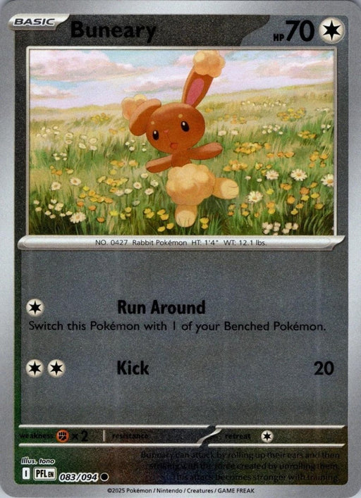 Pokemon Buneary 083/094 ME02: Phantasmal Flames Normal - Eterna Cards