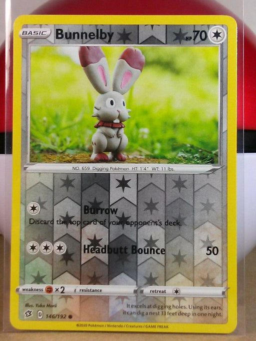 Pokemon Bunnelby 146/192 SWSH02: Rebel Clash Normal - Eterna Cards