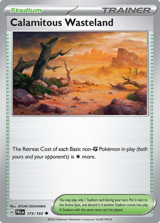 Pokemon Calamitous Wasteland 175/193 SV02: Paldea Evolved Reverse Holo - Eterna Cards