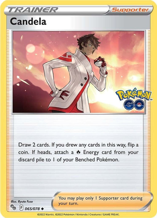 Pokemon Candela 065/078 Pokemon GO Reverse Holo - EternaCards