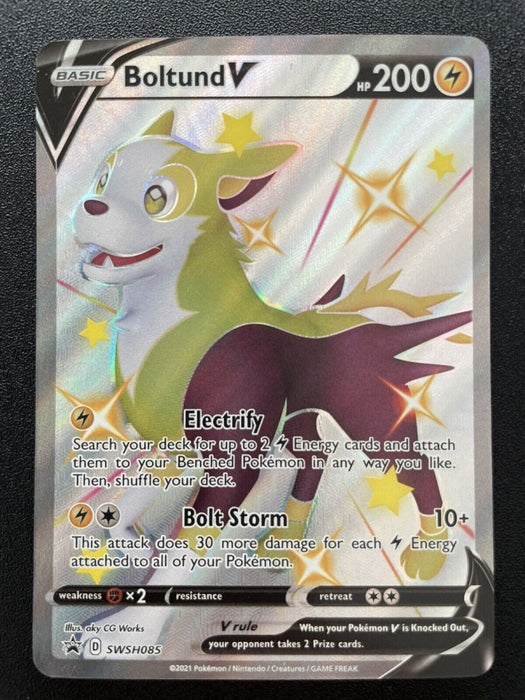 Pokemon Card - Boltund V - SWSH085 - SWSH Black Star Promo... - EternaCards