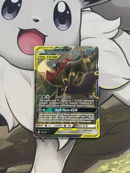 Pokémon Card Umbreon & Darkrai GX 125/236 - SM Unified Minds - Ultra Rare - EternaCards