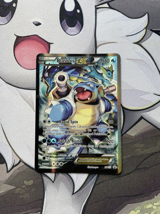 Pokémon Cards - Blastoise EX - XY122 - Black Star Promo - Rare Alt Art - EternaCards