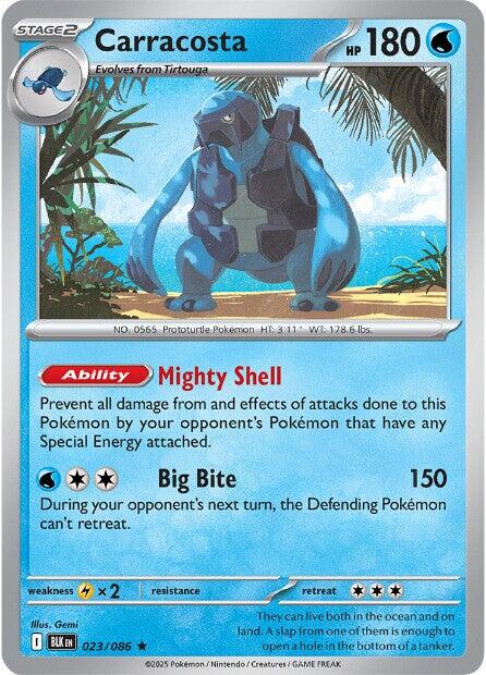 Pokemon Carracosta 023/086 SV: Black Bolt Reverse Holo - Eterna Cards