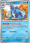Pokemon Carracosta 038/142 SV07: Stellar Crown Reverse Holo