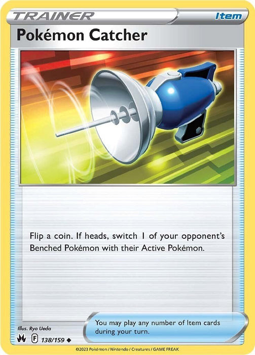 Pokemon Catcher 138/159 SWSH: Crown Zenith Reverse Holo - EternaCards