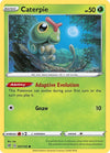 Pokemon Caterpie 001/192 SWSH02: Rebel Clash Reverse Holo