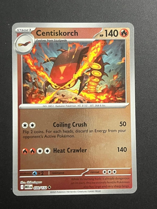 Pokemon Centiskorch 030/132 ME01: Mega Evolution Normal - Eterna Cards