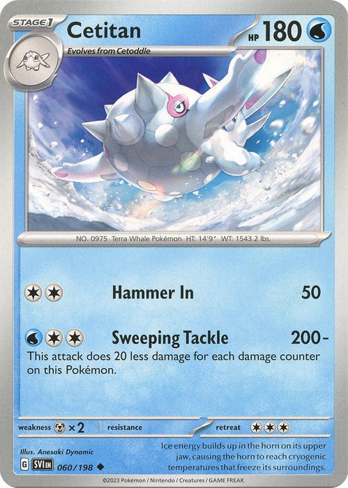 Pokemon Cetitan 060/198 SV01: Scarlet & Violet Base Set Normal - EternaCards