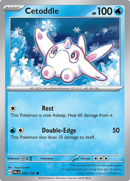 Pokemon Cetoddle - 054/193 054/193 SV02: Paldea Evolved Normal - EternaCards
