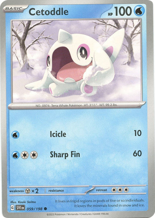 Pokemon Cetoddle - 059/198 059/198 SV01: Scarlet & Violet Base Set Normal - EternaCards