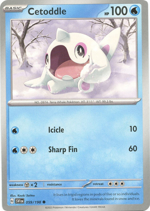 Pokemon Cetoddle - 059/198 059/198 SV01: Scarlet & Violet Base Set Normal - EternaCards