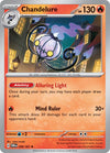 Pokemon Chandelure 038/167 SV06: Twilight Masquerade Holo